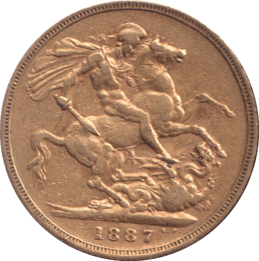 1887 GOLD SOVEREIGN ( GVF ) - SOVEREIGN - Cambridgeshire Coins