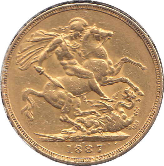 1887 GOLD SOVEREIGN ( GVF ) - SOVEREIGN - Cambridgeshire Coins