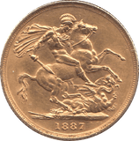 1887 GOLD SOVEREIGN ( GVF ) SYDNEY MINT - SOVEREIGN - Cambridgeshire Coins