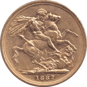 1887 GOLD SOVEREIGN ( GVF ) SYDNEY MINT - SOVEREIGN - Cambridgeshire Coins