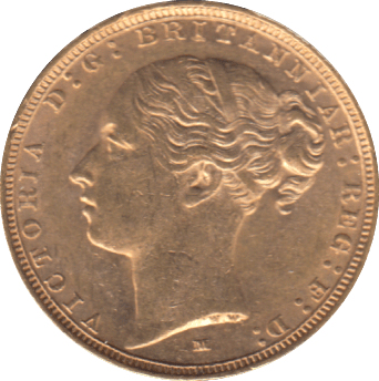 1887 GOLD SOVEREIGN MELBOURNE MINT ( AUNC ) - SOVEREIGN - Cambridgeshire Coins
