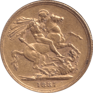 1887 GOLD SOVEREIGN ( VF ) SYDNEY MINT - SOVEREIGN - Cambridgeshire Coins
