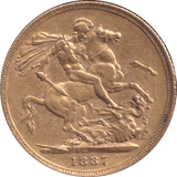 1887 GOLD SOVEREIGN ( VF ) SYDNEY MINT - SOVEREIGN - Cambridgeshire Coins