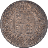 1887 HALF CROWN ( AUNC ) - WORLD COINS - Cambridgeshire Coins