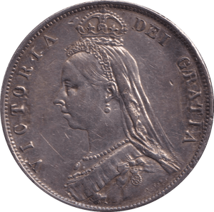 1887 HALF CROWN ( GVF ) - HALFCROWN - Cambridgeshire Coins