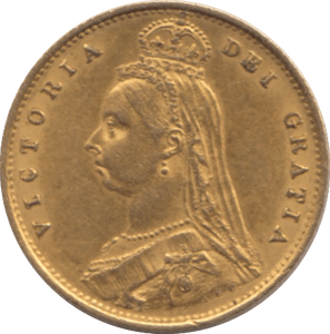 1887 HALF SOVEREIGN ( GVF ) - HALF SOVEREIGN - Cambridgeshire Coins