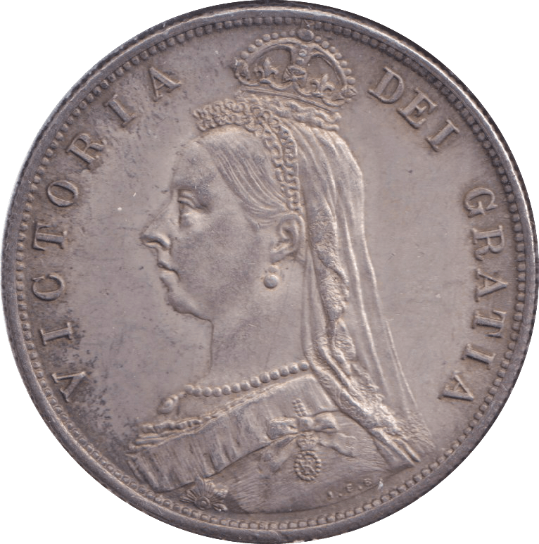 1887 HALFCROWN ( AUNC ) 8 - HALFCROWN - Cambridgeshire Coins