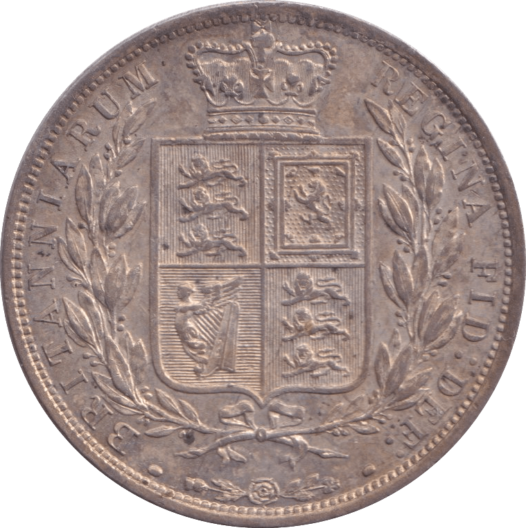 1887 HALFCROWN ( AUNC ) - HALFCROWN - Cambridgeshire Coins