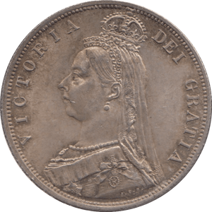 1887 HALFCROWN ( AUNC ) - HALFCROWN - Cambridgeshire Coins