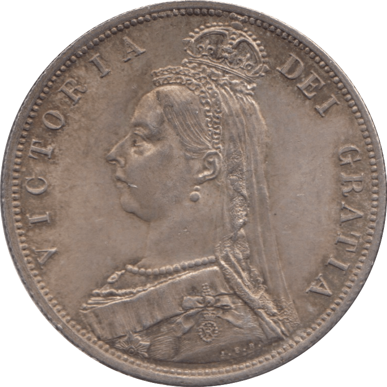 1887 HALFCROWN ( AUNC ) - HALFCROWN - Cambridgeshire Coins
