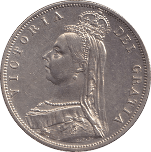 1887 HALFCROWN ( AUNC ) - HALFCROWN - Cambridgeshire Coins