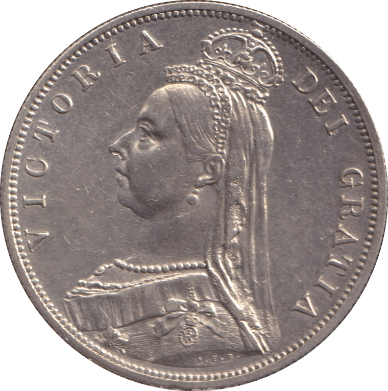 1887 HALFCROWN ( AUNC ) - HALFCROWN - Cambridgeshire Coins