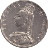 1887 HALFCROWN ( AUNC ) - HALFCROWN - Cambridgeshire Coins