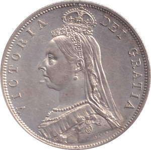 1887 HALFCROWN ( AUNC ) - Halfcrown - Cambridgeshire Coins