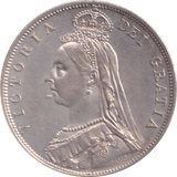 1887 HALFCROWN ( AUNC ) - Halfcrown - Cambridgeshire Coins