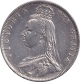1887 HALFCROWN ( AUNC ) - HALFCROWN - Cambridgeshire Coins