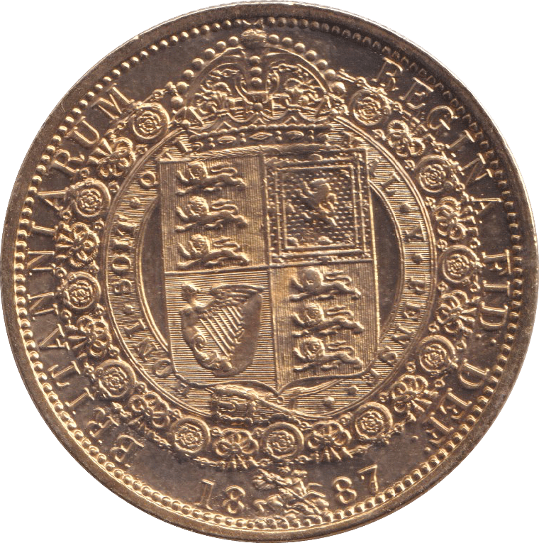 1887 HALFCROWN ( AUNC ) - HALFCROWN - Cambridgeshire Coins