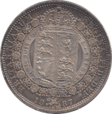 1887 HALFCROWN ( AUNC ) - HALFCROWN - Cambridgeshire Coins