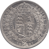 1887 HALFCROWN ( AUNC ) - Halfcrown - Cambridgeshire Coins