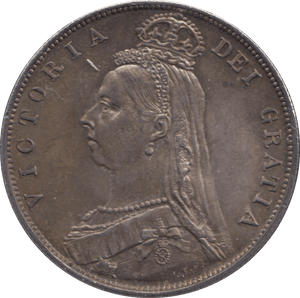 1887 HALFCROWN ( BU ) - Halfcrown - Cambridgeshire Coins