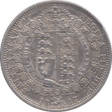 1887 HALFCROWN ( EF ) 2 - Halfcrown - Cambridgeshire Coins