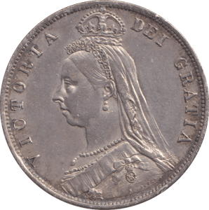 1887 HALFCROWN ( EF ) 3 - HALFCROWN - Cambridgeshire Coins