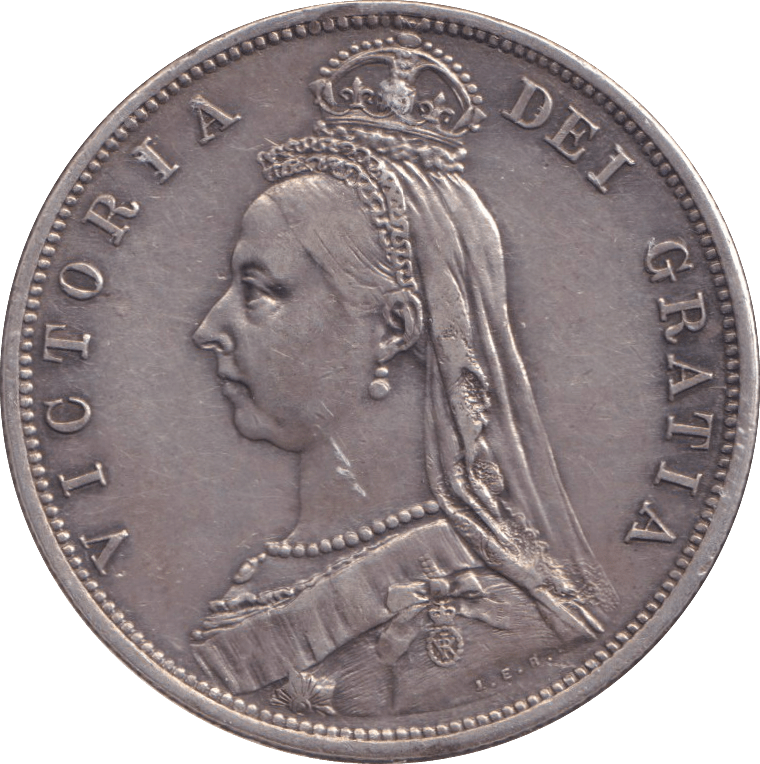 1887 HALFCROWN ( EF ) 5 - HALFCROWN - Cambridgeshire Coins