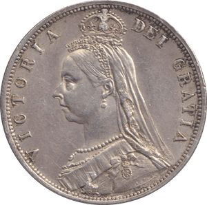 1887 HALFCROWN ( EF ) 6 - HALFCROWN - Cambridgeshire Coins