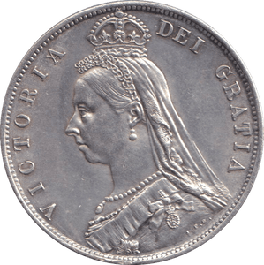 1887 HALFCROWN ( EF ) - HALFCROWN - Cambridgeshire Coins