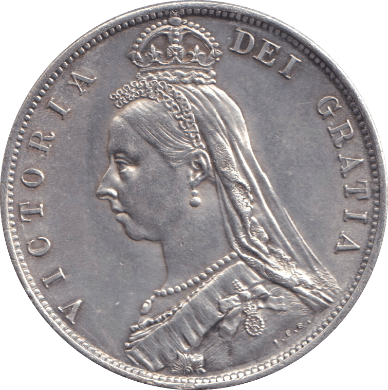 1887 HALFCROWN ( EF ) - HALFCROWN - Cambridgeshire Coins