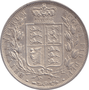 1887 HALFCROWN ( EF ) - HALFCROWN - Cambridgeshire Coins