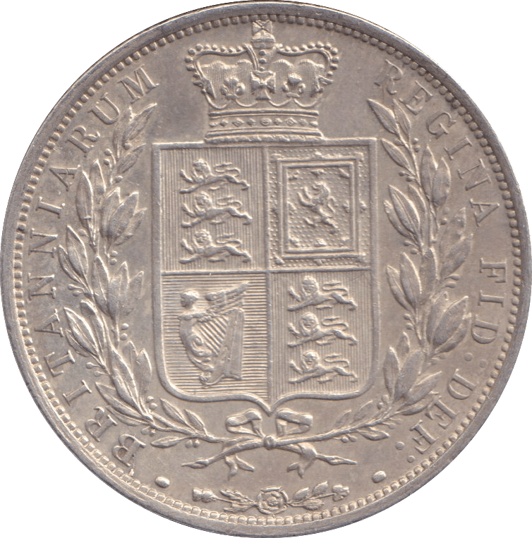1887 HALFCROWN ( EF ) - HALFCROWN - Cambridgeshire Coins
