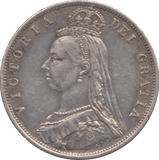 1887 HALFCROWN ( EF ) - HALFCROWN - Cambridgeshire Coins