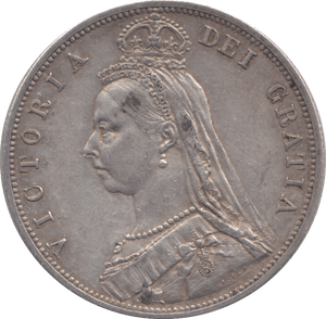 1887 HALFCROWN ( EF ) - HALFCROWN - Cambridgeshire Coins