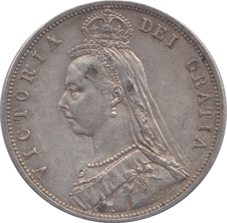 1887 HALFCROWN ( EF ) - HALFCROWN - Cambridgeshire Coins