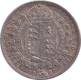 1887 HALFCROWN ( EF ) - HALFCROWN - Cambridgeshire Coins