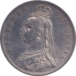1887 HALFCROWN ( EF ) - HALFCROWN - Cambridgeshire Coins