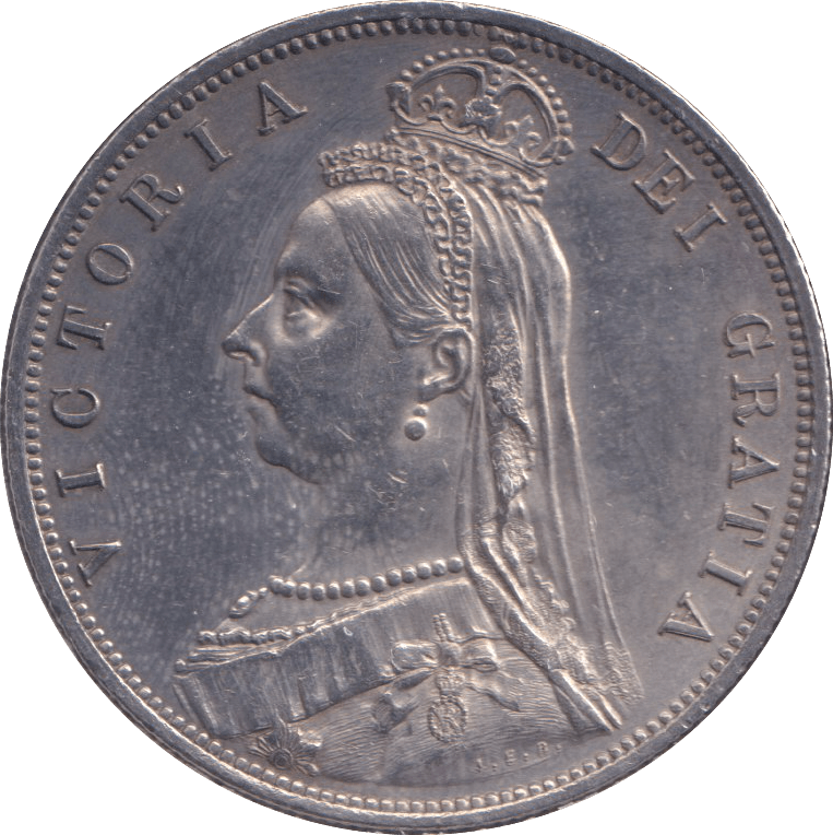 1887 HALFCROWN ( EF ) - HALFCROWN - Cambridgeshire Coins