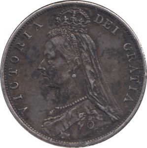 1887 HALFCROWN ( EF ) - HALFCROWN - Cambridgeshire Coins