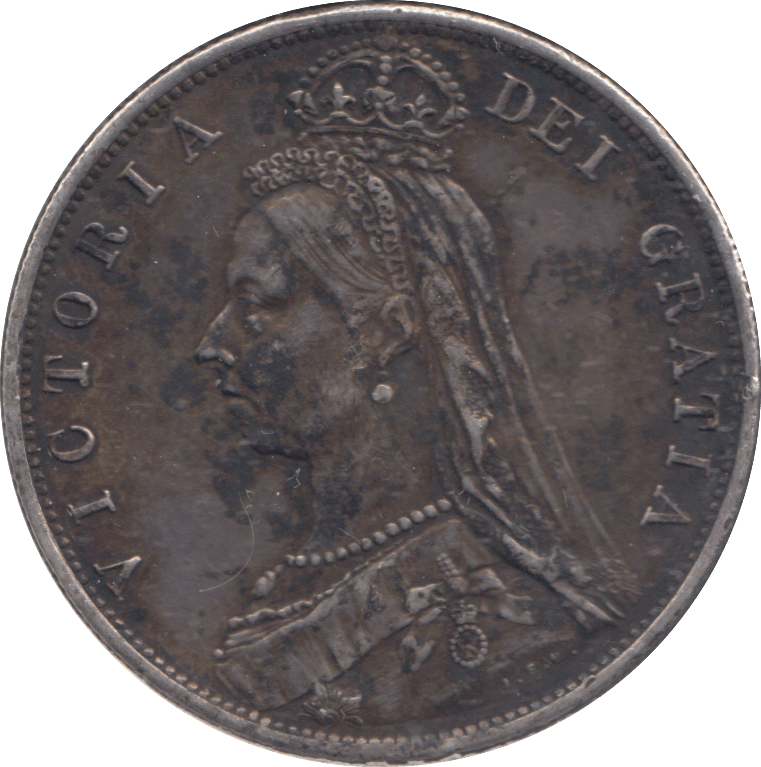1887 HALFCROWN ( EF ) - HALFCROWN - Cambridgeshire Coins