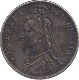 1887 HALFCROWN ( EF ) - HALFCROWN - Cambridgeshire Coins