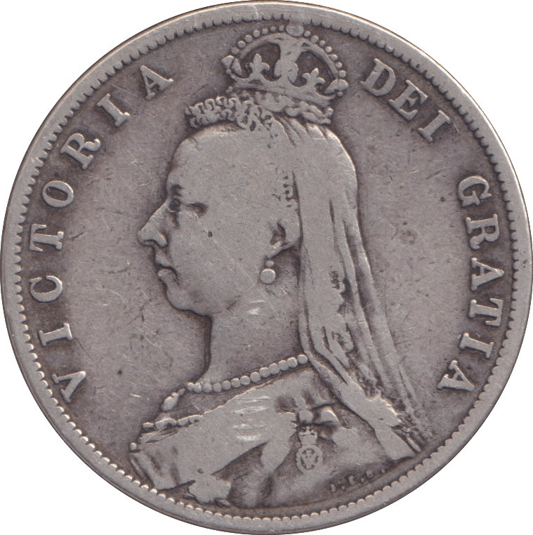 1887 HALFCROWN ( FINE ) 5 - HALFCROWN - Cambridgeshire Coins