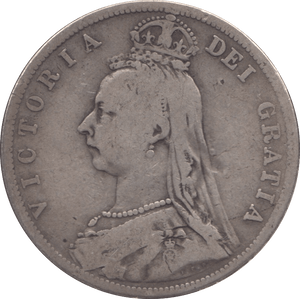 1887 HALFCROWN ( FINE ) - Halfcrown - Cambridgeshire Coins