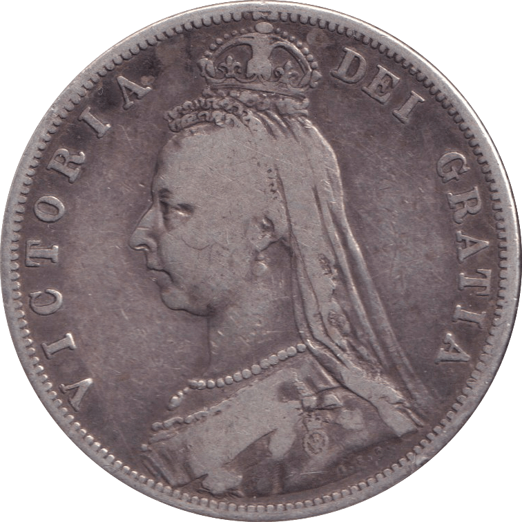 1887 HALFCROWN ( FINE ) - HALFCROWN - Cambridgeshire Coins