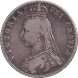 1887 HALFCROWN ( FINE ) - HALFCROWN - Cambridgeshire Coins