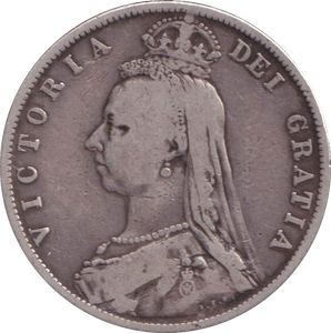 1887 HALFCROWN ( GF ) - HALFCROWN - Cambridgeshire Coins