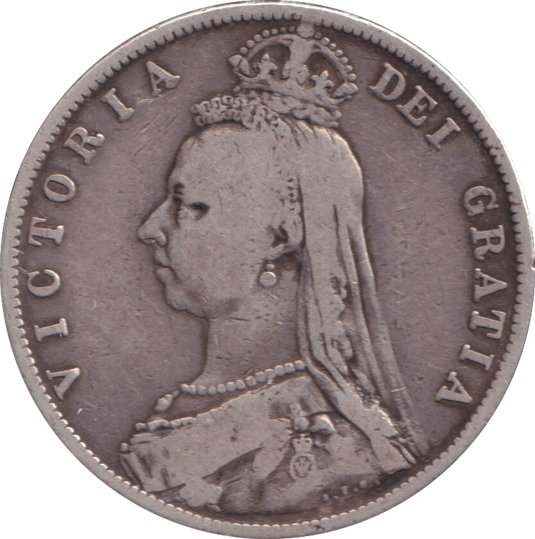 1887 HALFCROWN ( GF ) - HALFCROWN - Cambridgeshire Coins