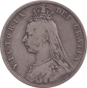1887 HALFCROWN ( GF ) - HALFCROWN - Cambridgeshire Coins