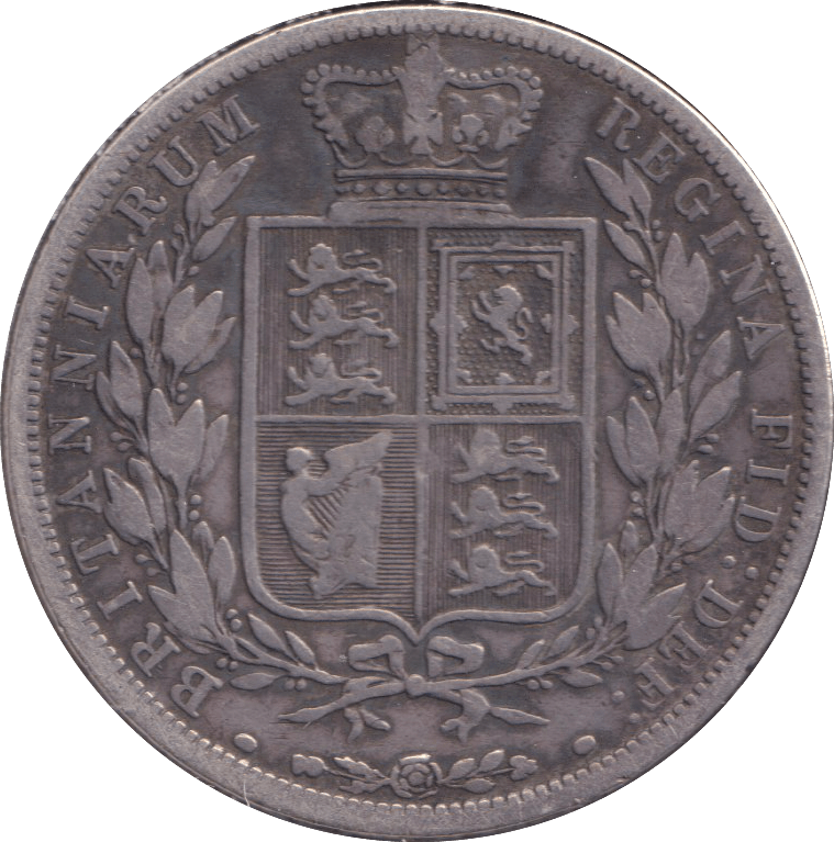 1887 HALFCROWN ( GF ) - HALFCROWN - Cambridgeshire Coins