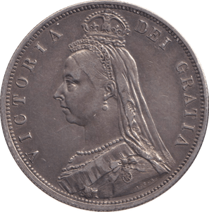 1887 HALFCROWN ( GVF ) 1 - HALFCROWN - Cambridgeshire Coins